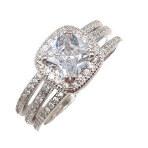 Ladies 3 Pc wedding set Rings RW-193