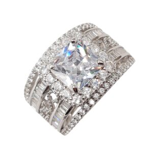 Ladies Chunky C.Z Ring RMS-1431