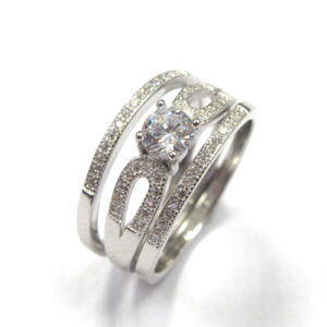 Ladies 3 Pc wedding set Rings RW-150