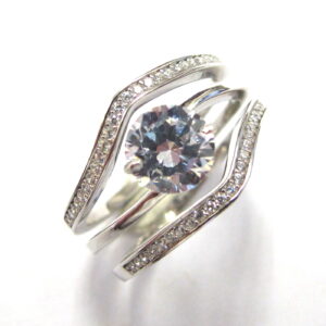 Ladies 3 Pc wedding set Rings RW-177