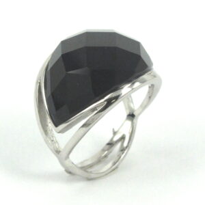 Ladies Ring with Real Onxy RONX-102