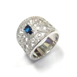 Ladies Ring with C.Z RMS-1093