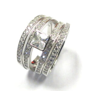 Ladies 3 Pc wedding set Rings RW-114