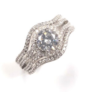 Ladies 3 Pc wedding set Rings RW-170