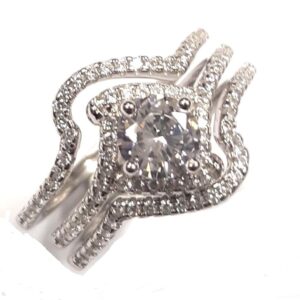 Ladies 3 Pc wedding set Rings RW-173