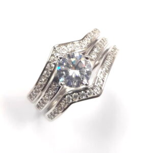 Ladies 3 Pc wedding set Rings RW-172