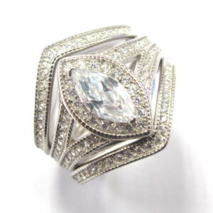 Ladies 3 Pc wedding set Rings RW-159