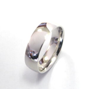 Plain Silver 6MM Comfort Dome wedding bands