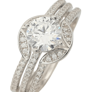Ladies 3 Pc wedding set Rings RW-180