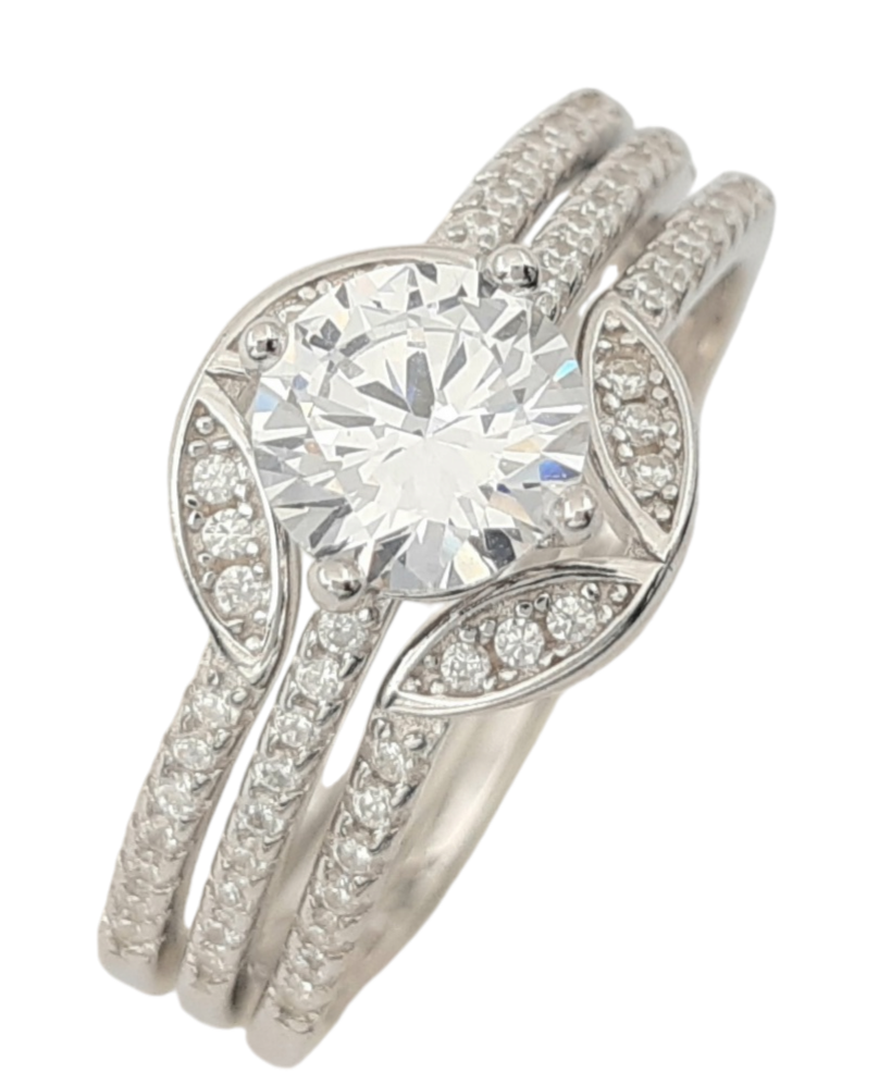 Ladies 3 Pc wedding set Rings RW-180