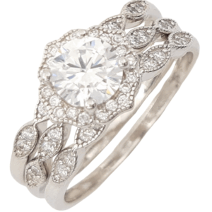Ladies 3 Pc wedding set Rings RW-181