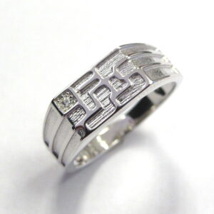 Men’s Silver Ring with C.Z Stone RM-105