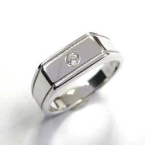 Men’s Silver Ring with C.Z stone RM-106
