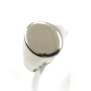 Men’s Silver Plain round signet Rings RM-200
