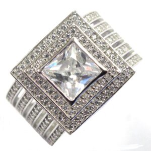 Ladies Ring with C.Z RMS-1403