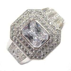 Ladies Ring with C.Z RMS-1407