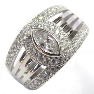 Ladies Ring with C.Z RMS-1409