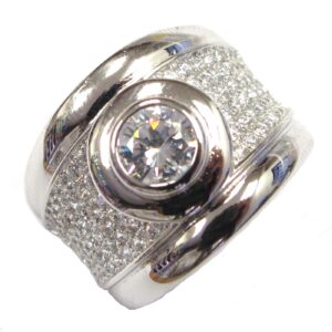 Ladies Ring with C.Z RMS-1411