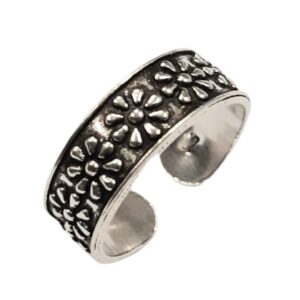 Ladies oxidised Toe-Ring