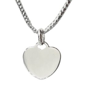 925 Sterling Silver Plain Heart Discs PDHRT-12MM