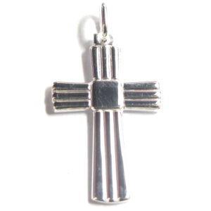 925 Sterling Silver Plain Cross PCR-195