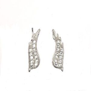 925 Sterling Silver C.Z Earrings E-651