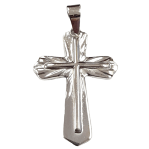 925 Sterling Silver Plain Cross PCR-514