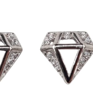 925 Sterling Silver C.Z Earrings E-625