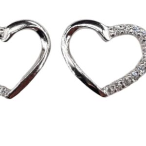 925 Sterling Silver C.Z Earrings E-627