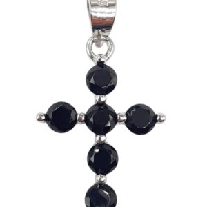 925 Sterling Silver C.Z Cross PCR-910/B