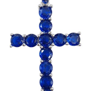 925 Sterling Silver C.Z Cross PCR-912