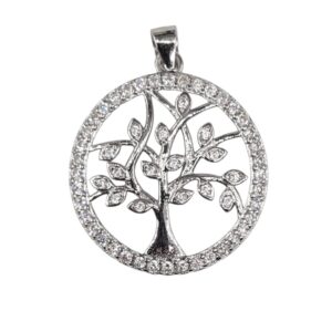 925 Sterling Silver C.Z Pendant TOL-450