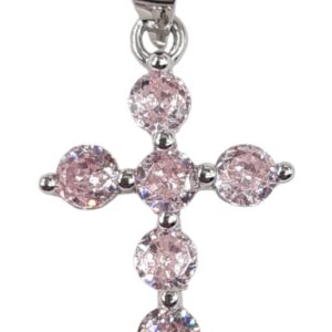 925 Sterling Silver Cross with C.Z stones PCR-910/P