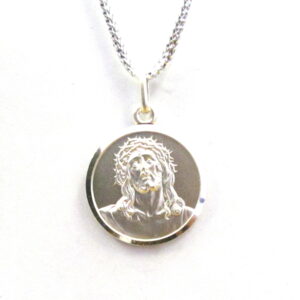 925 Sterling Silver round Saint Christopher PSC-105/J