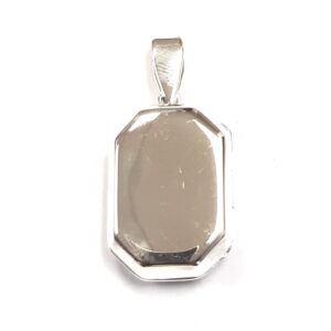 925 Sterling Silver Plain Octagon locket PLK-201