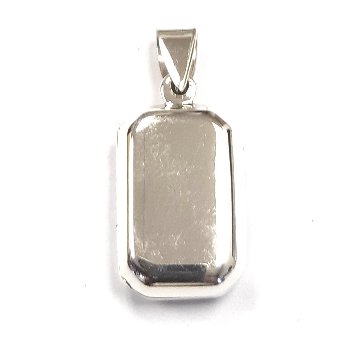925 Sterling Silver plain rectangular locket PLK-200