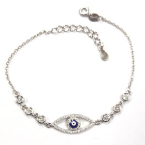 925 Sterling Silver C.Z Bracelet CHBR-415
