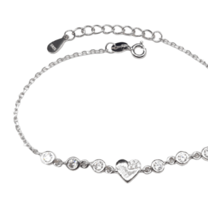 925 Sterling Silver C.Z Bracelet CHBR-518