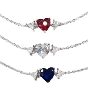 925 Sterling Silver C.Z Bracelet CHBR-515