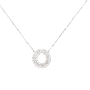 925 Sterling Silver C.Z necklace NPC-143