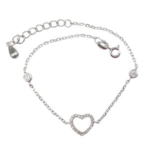 925 Sterling Silver C.Z Bracelet CHBR-700
