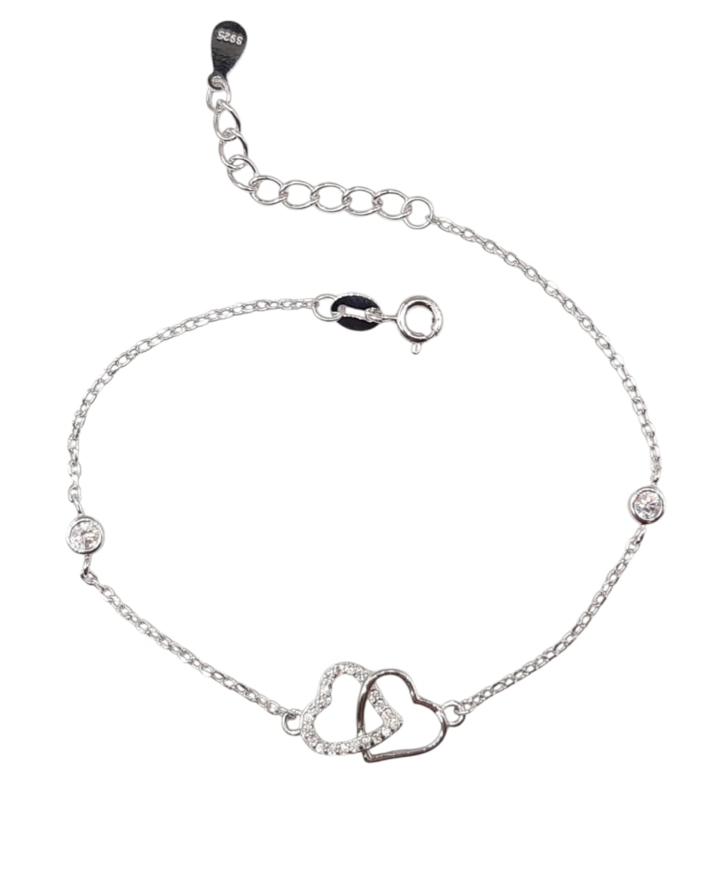 925 Sterling Silver C.Z Bracelet CHBR-420