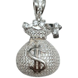 925 Sterling Silver C.Z Pendant P-730