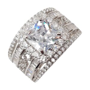 Ladies Chunky C.Z Ring RMS-1431