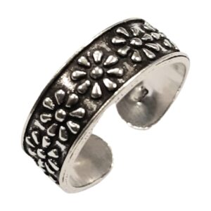 Ladies oxidised Toe-Ring