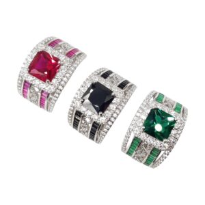 Ladies Chunky C.Z Ring RMS-1432