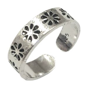 Ladies oxidised Toe-Ring 10