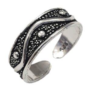 Ladies oxidised Toe-Ring 11