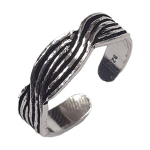 Ladies oxidised Toe-Ring 21