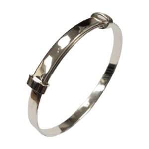 Silver Baby Bangle 03